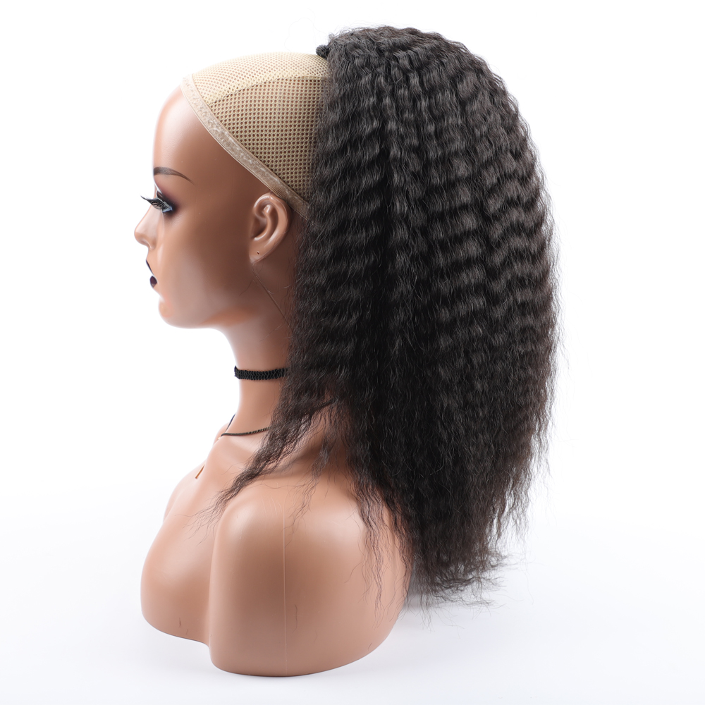 Drawstring Afro Curly Puff Ponytail - Faux cordon synthétique queue de cheval