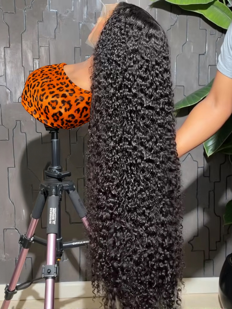 Water Wave Bulk Human Hair For Braiding - 40 46 pouces vague d'eau bouclés