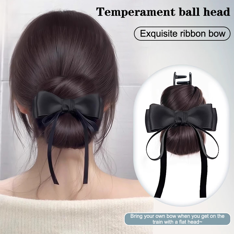 Claw Clip Messy Bun Hair Piece - Perruque chignon basse à clipser, postiche