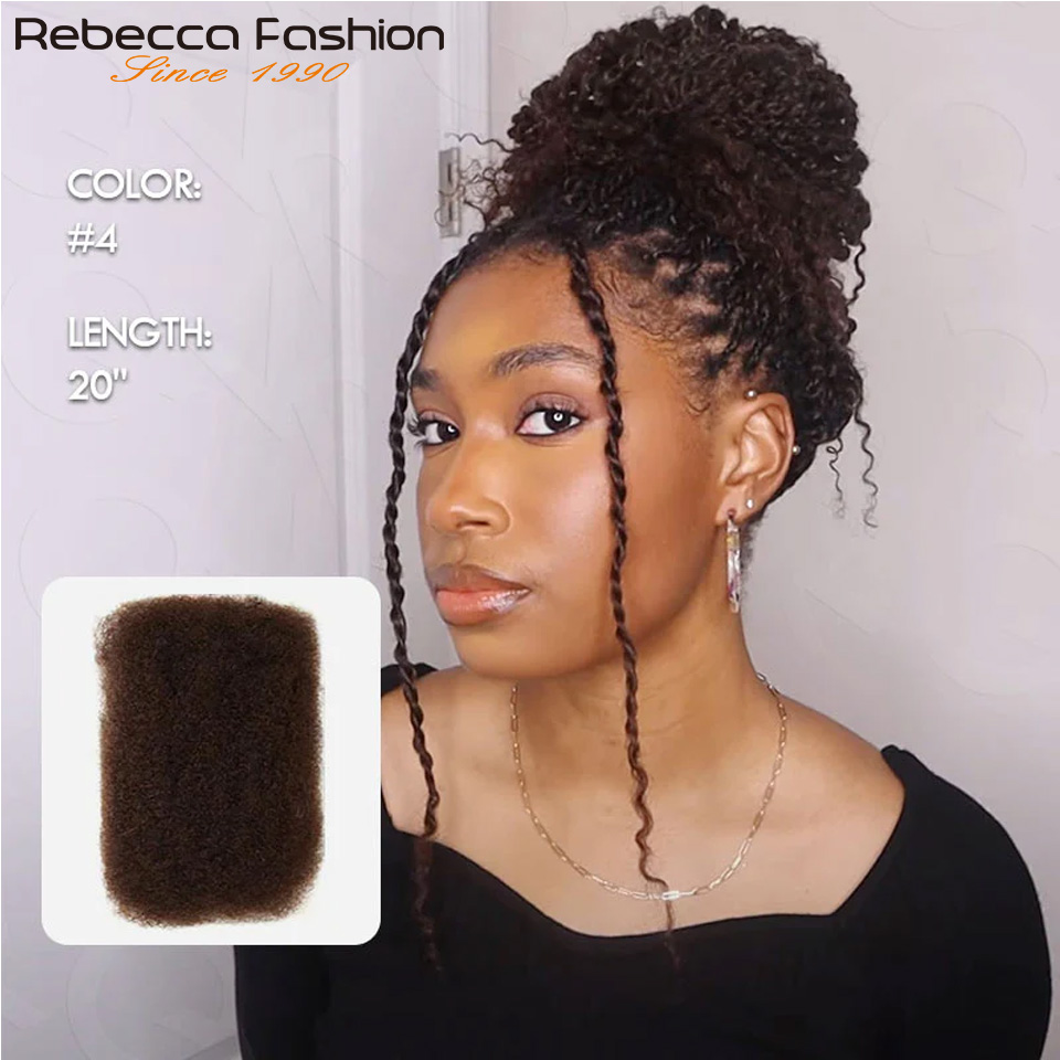 Water Wave Bulk Human Hair For Braiding - Cheveux humains bouclés afro en vrac