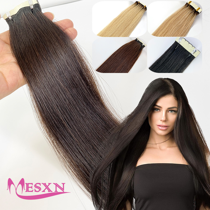 Invisible Tape In Extensions Real Hair - Mini ruban adhésif invisible pour salon,