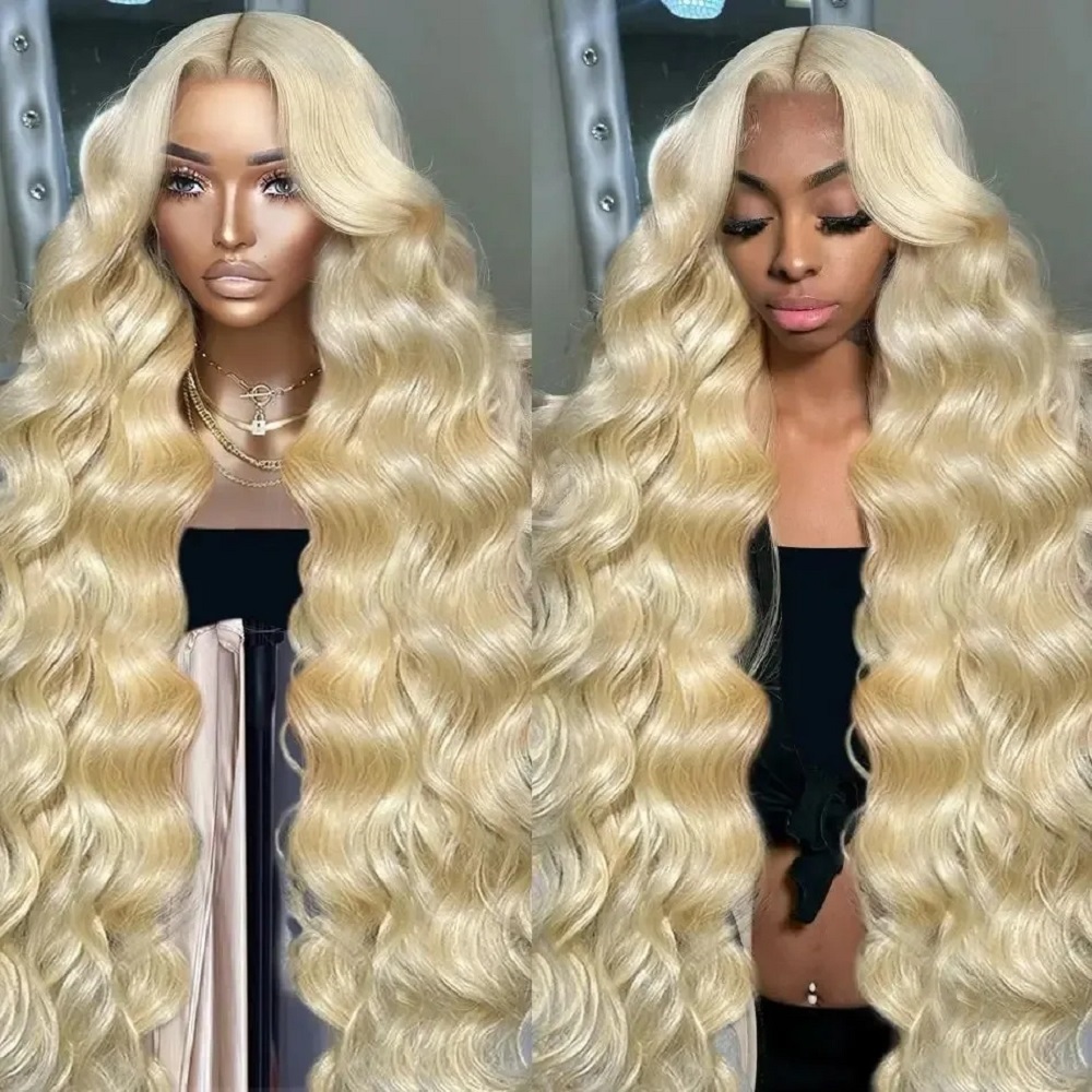 Lace Front Wigs - Perruques Lace Front HD Blondes 46