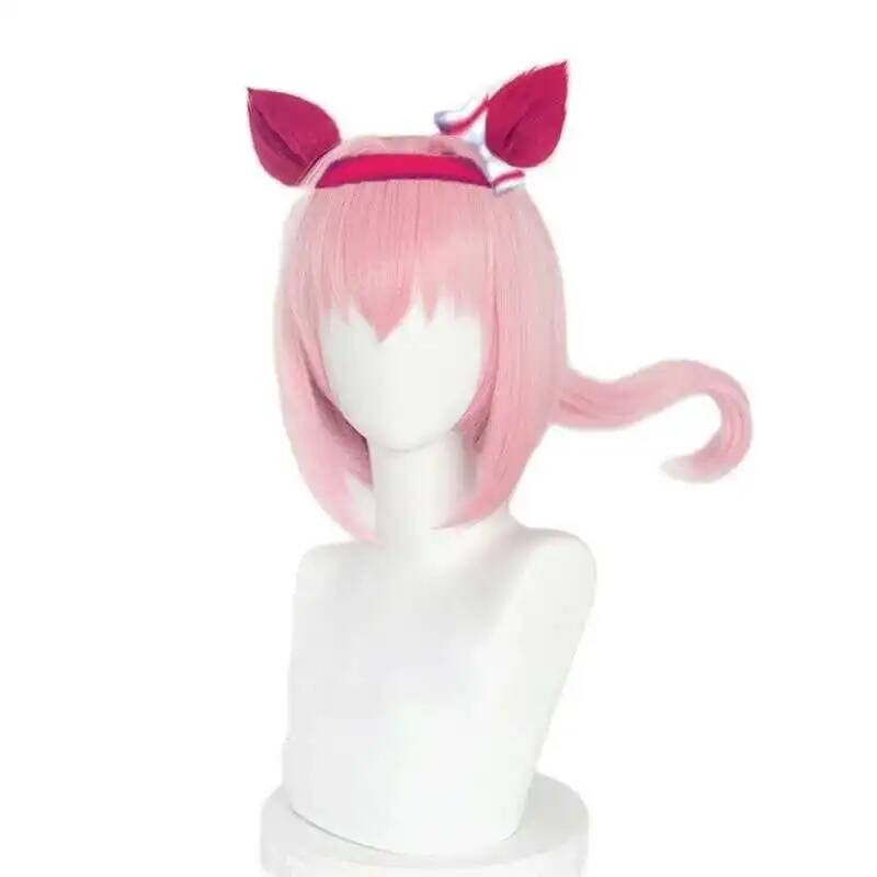 Synthetic Wigs - Uma Musume Haru Urara Cosplay perruque
