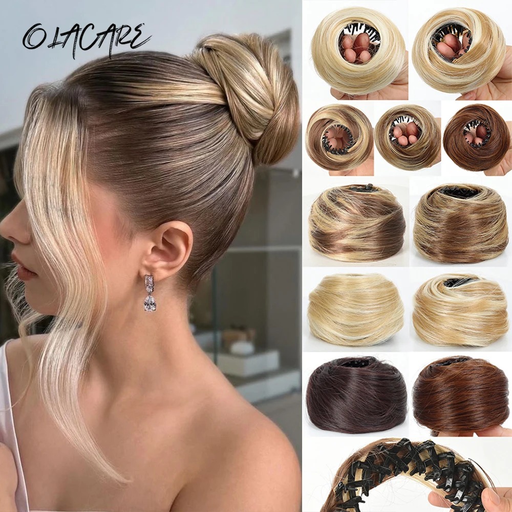 Claw Clip Messy Bun Hair Piece - Pince à cheveux synthétique mini en