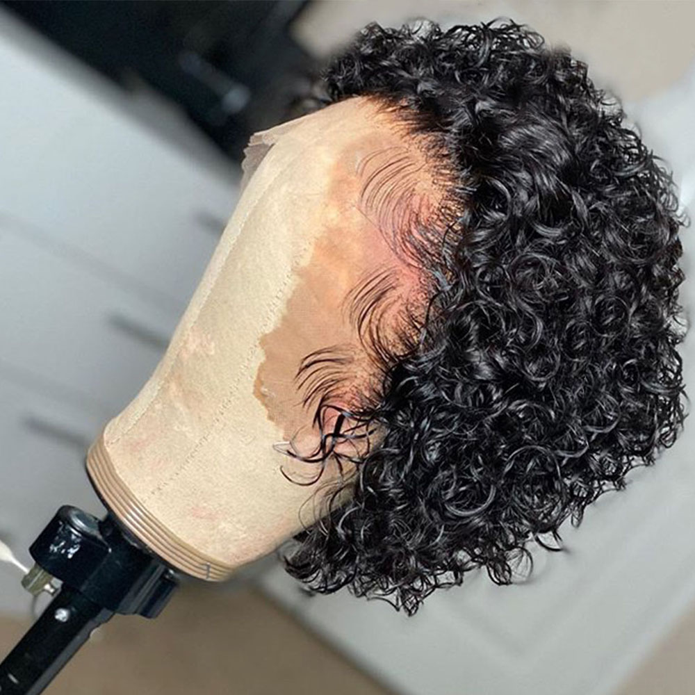 Perruque de cheveux humains bo - Short Pixie Cut Wig Human Hair Cheap avis et prix