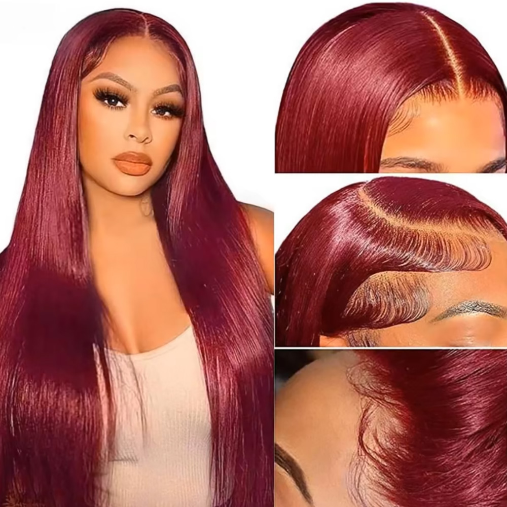 Perruque Lace Frontale 99J Bou - Lace Front Wigs avis et prix
