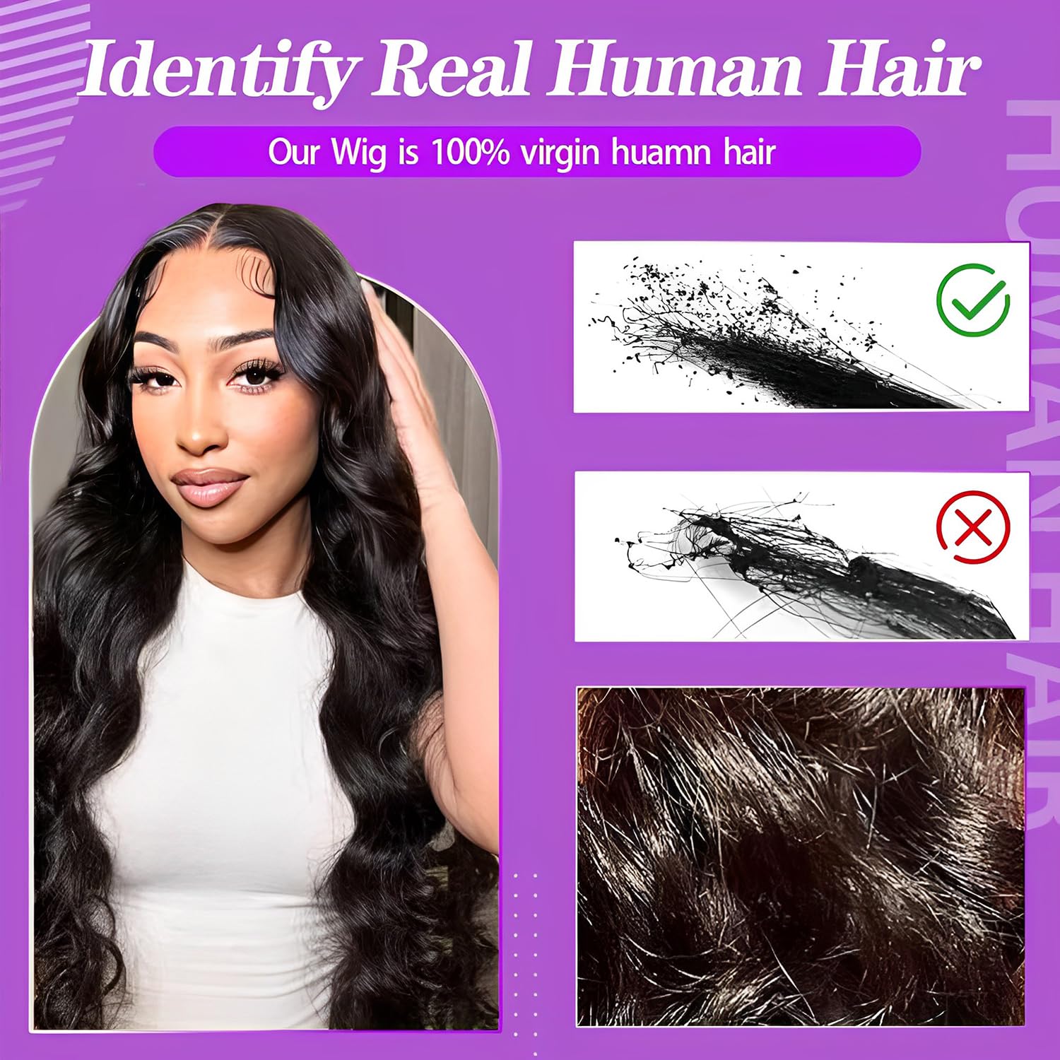 Perruque Lace Front 13x6 HD Tr - Hd Lace Frontal Wig Human Hair Pre Plucked avis et prix