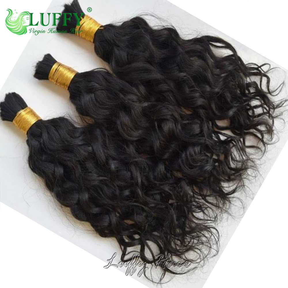 Cheveux humains en vrac pour t - Water Wave Bulk Human Hair For Braiding avis et prix