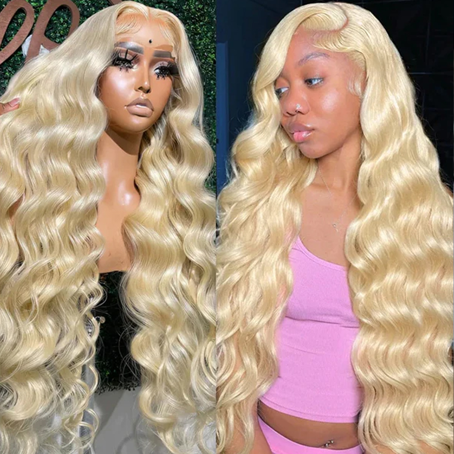 Perruque frontale en dentelle  - 613 Blonde Body Wave Lace Front Wig avis et prix