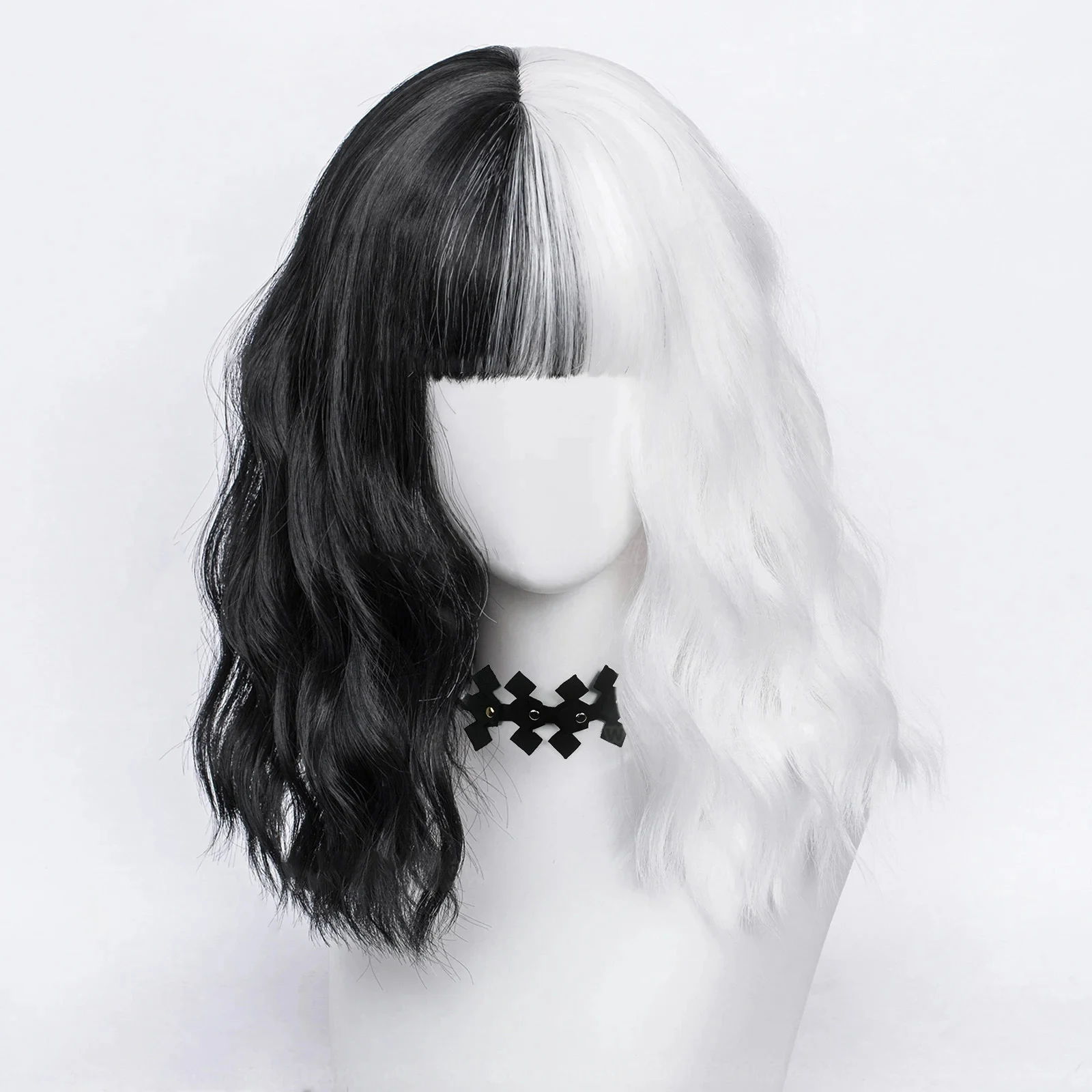 Perruque de cosplay Cruella de - Synthetic Braided Wigs For Black Women avis et prix