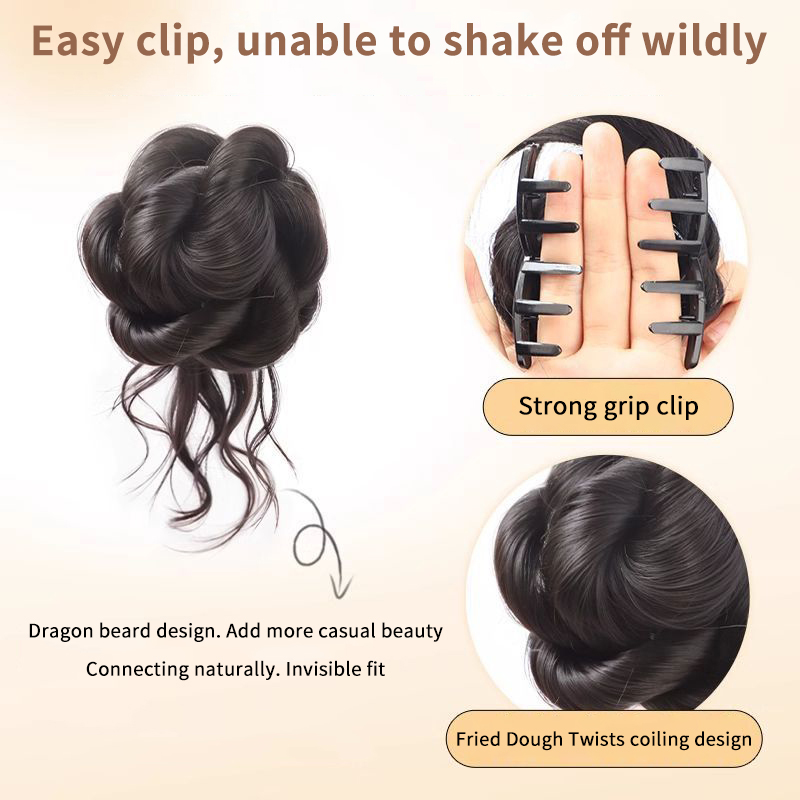 NOUVEAU Chignon Synthétique Ef - Claw Clip Messy Bun Hair Piece avis et prix