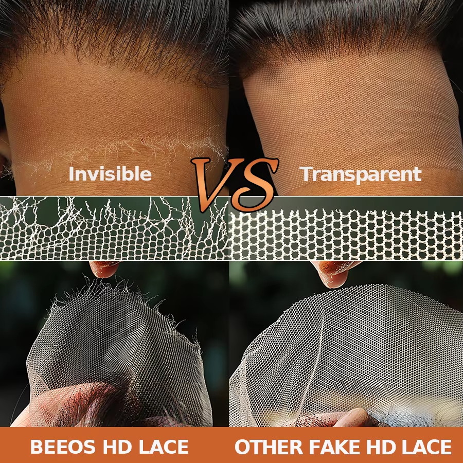 BEEOS Perruque frontale complè - Hd Lace Frontal Wig Human Hair Pre Plucked avis et prix