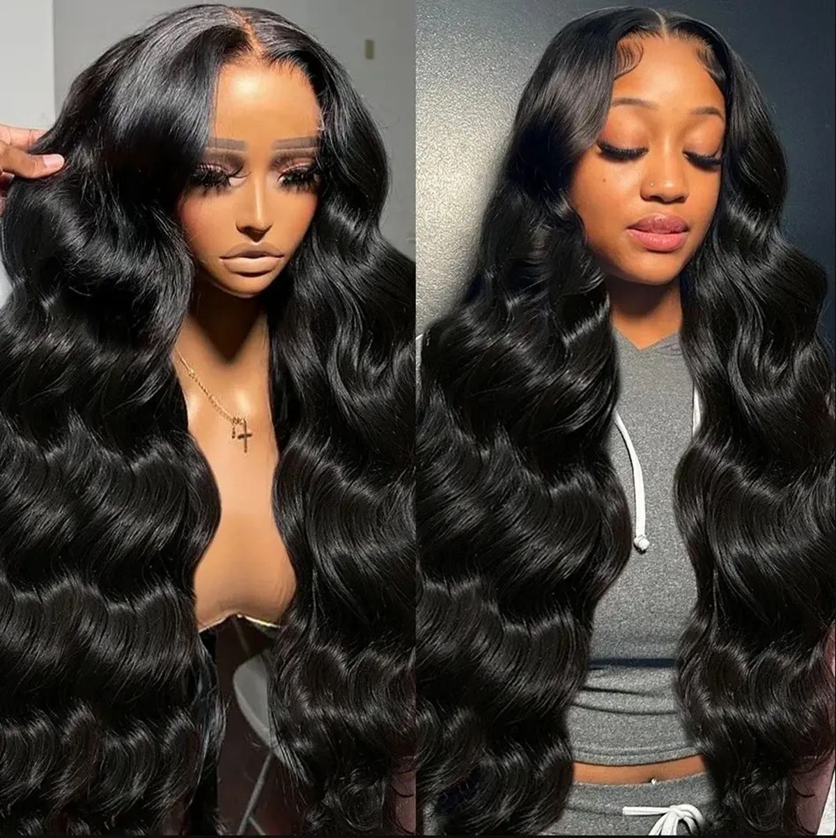 Perruque Lace Frontale Synthét - Synthetic Wigs avis et prix