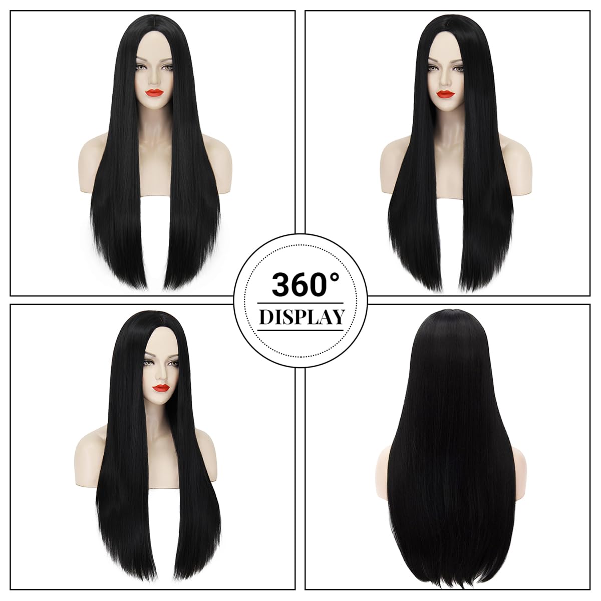 Perruque synthétique longue no - Synthetic Braided Wigs For Black Women avis et prix