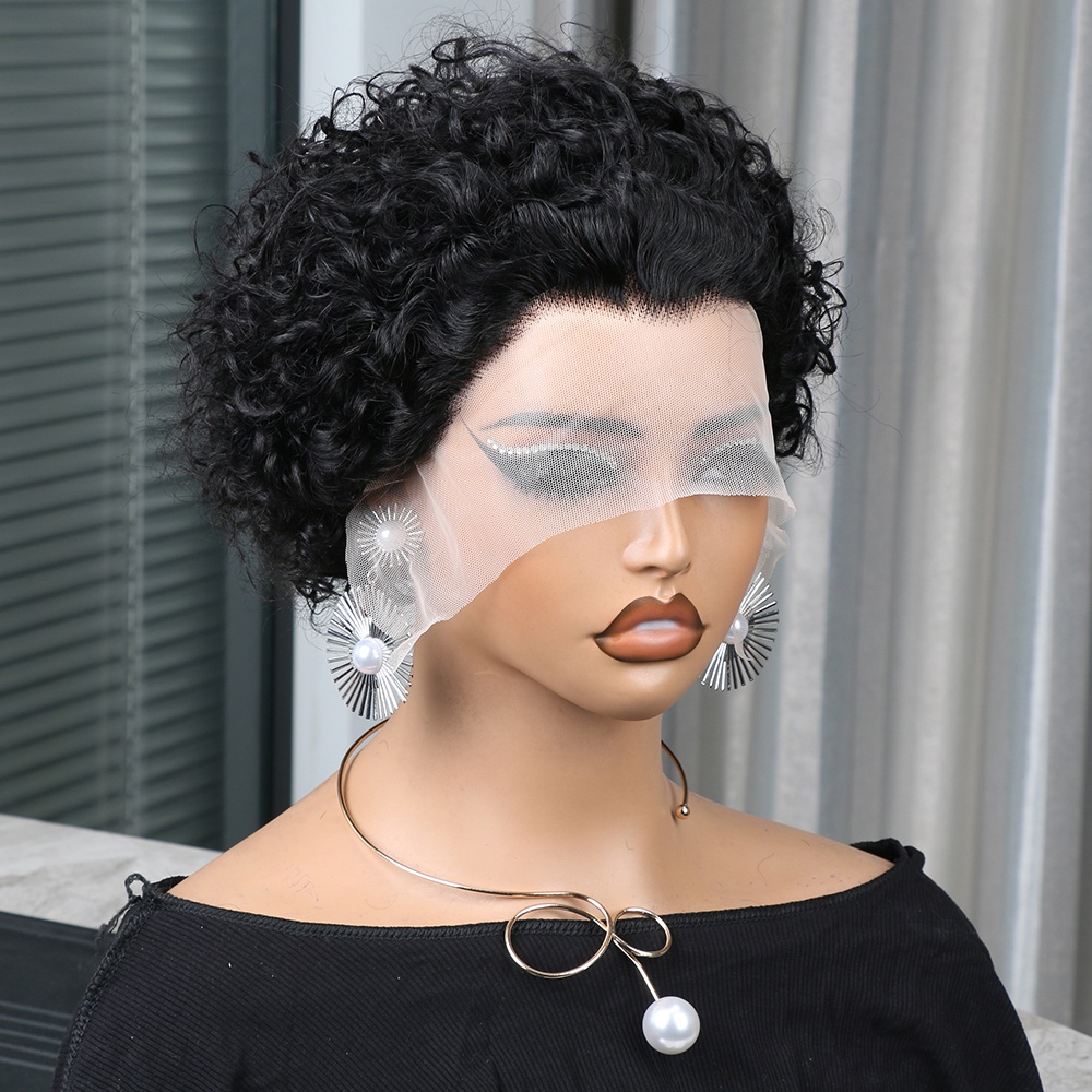 Perruque Pixie Cut en cheveux  - Short Pixie Cut Wig Human Hair Cheap avis et prix