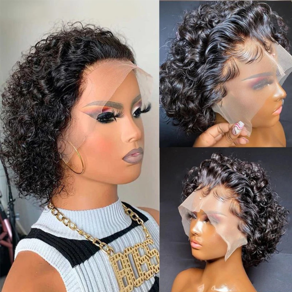 Perruque Pixie Cut en cheveux  - Short Pixie Cut Wig Human Hair Cheap avis et prix