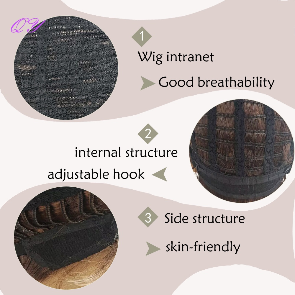 Perruque synthétique courte ma - Synthetic Wigs avis et prix