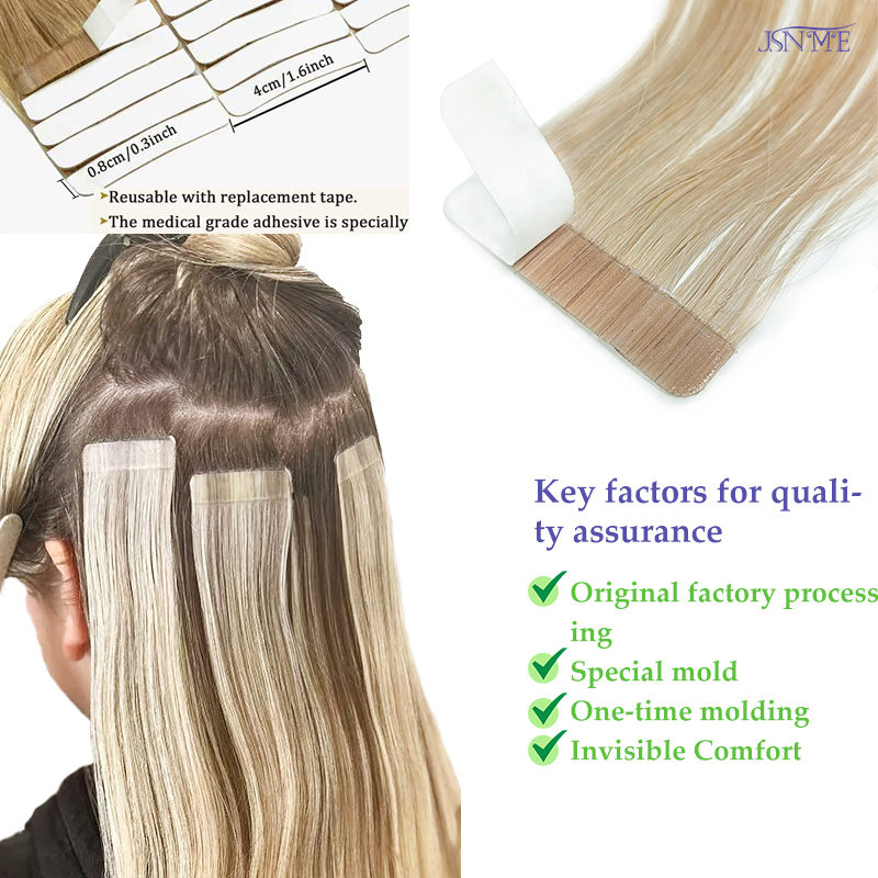 JSNME – Extensions de cheveux  - Invisible Tape In Extensions Real Hair avis et prix