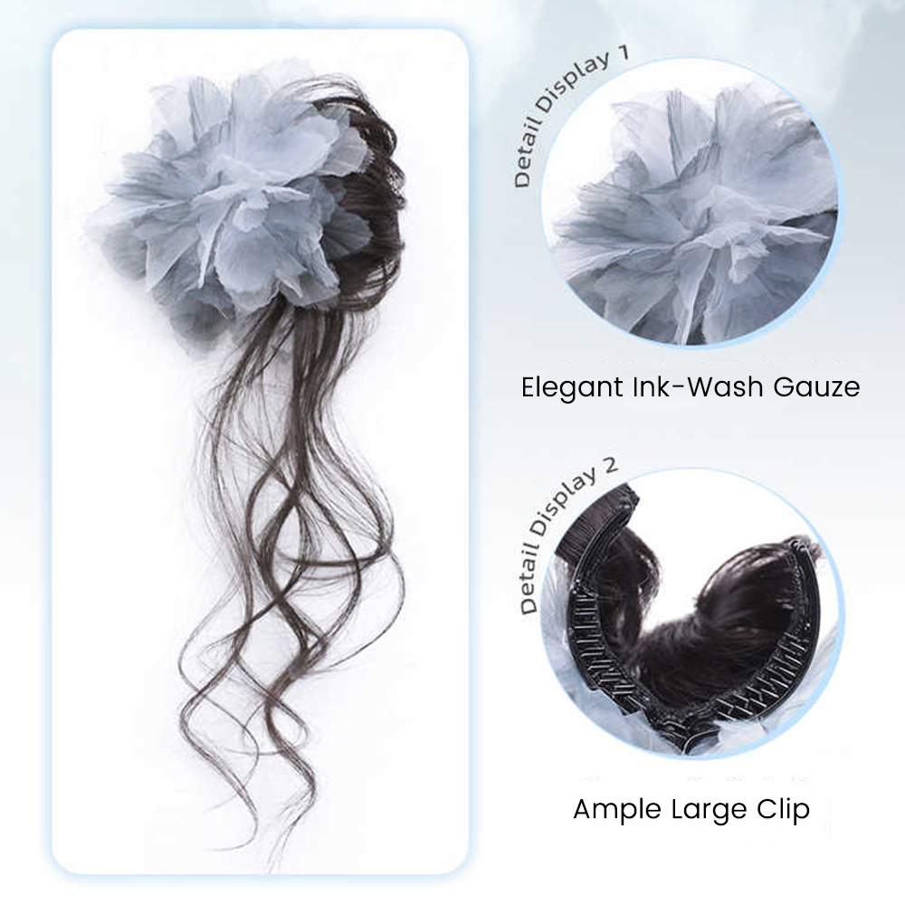 Chignon synthétique court ondu - Claw Clip Messy Bun Hair Piece avis et prix