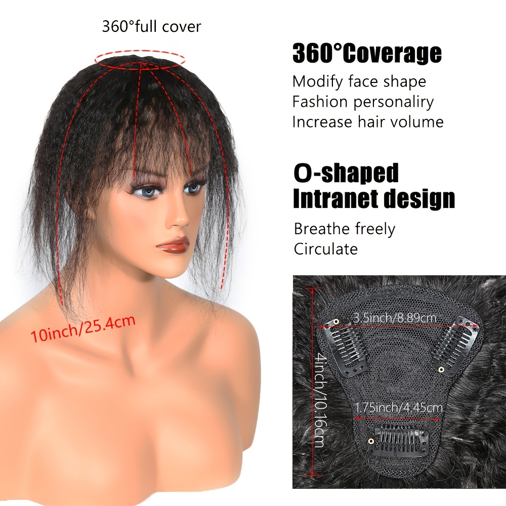 Cheveux crépus droits avec fra - Hair Clips avis et prix