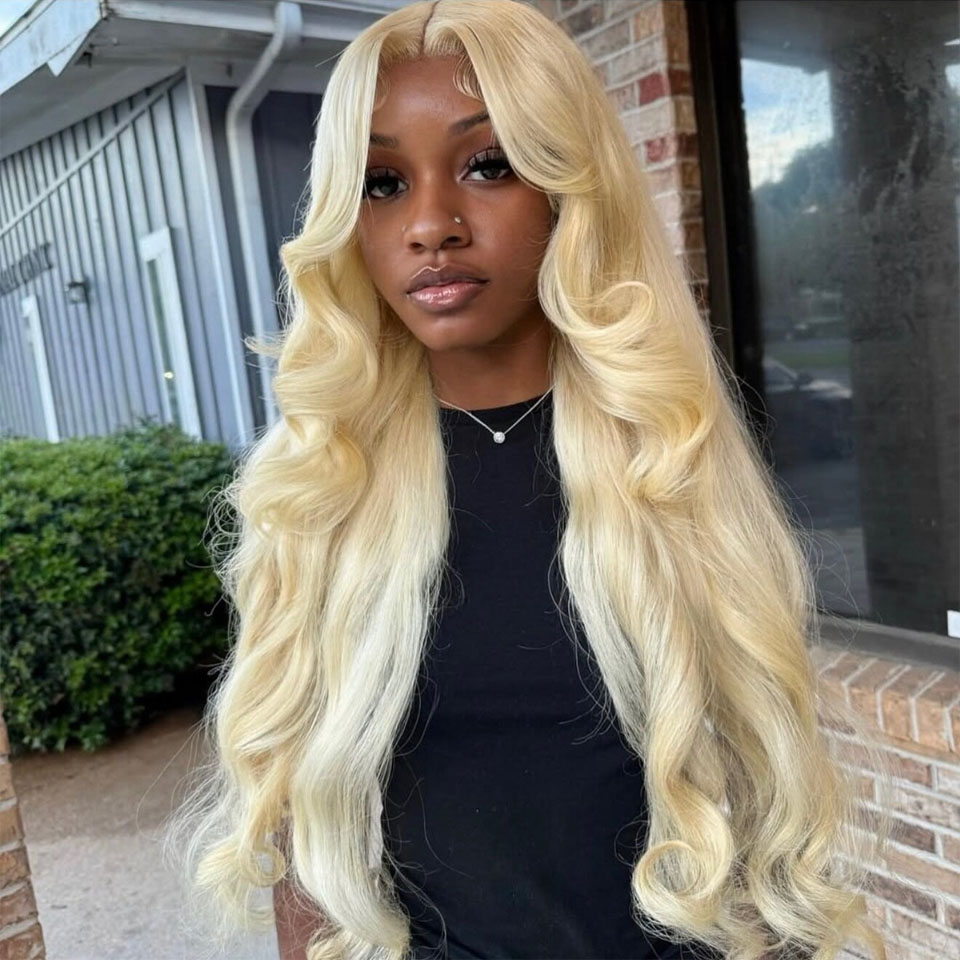 Perruque Lace Front HD Transpa - 613 Blonde Body Wave Lace Front Wig avis et prix