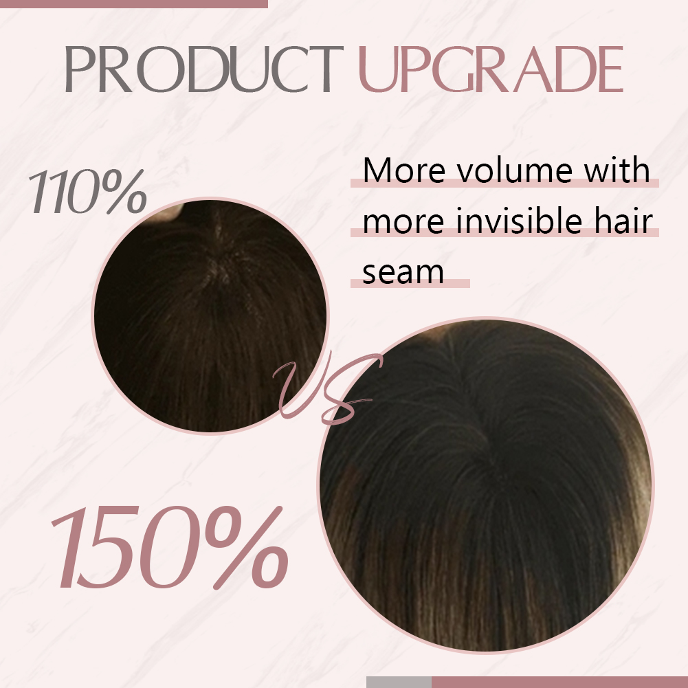 Ugeat cheveux Topper naturel c - Invisible Tape In Extensions Real Hair avis et prix